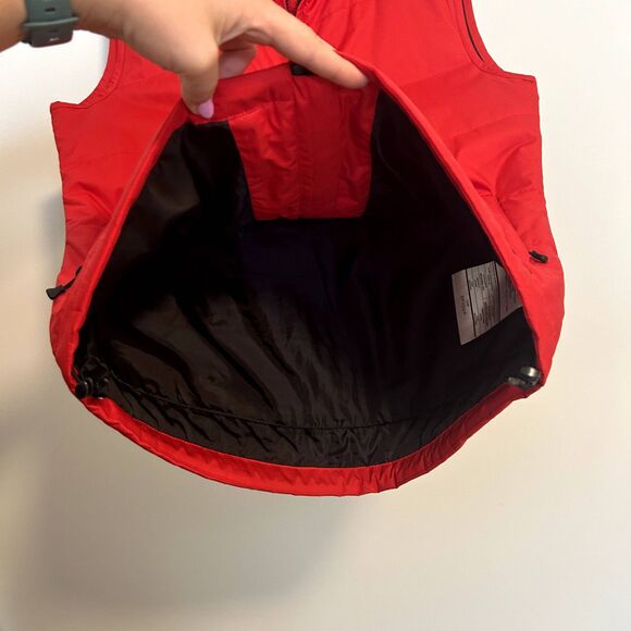 Spyder Ladies Vest Size 8 Full Zip-up Red Black Solid Casual Fall Winter Warm - Picture 9 of 16